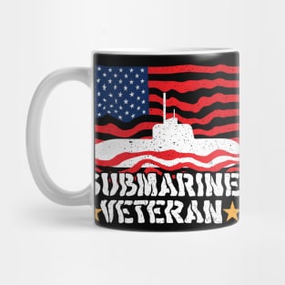 Submarine veteran USA American hero veterans day Mug